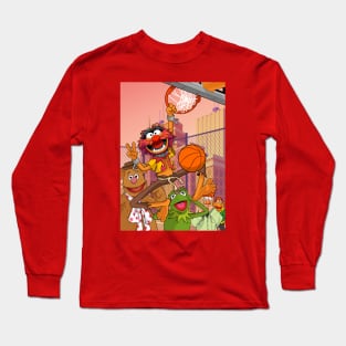 Animal on the Court Long Sleeve T-Shirt